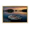 Stupell Industries Three Boats at Sunset Framed Floater Canvas Wall Art Design by Rick Berk